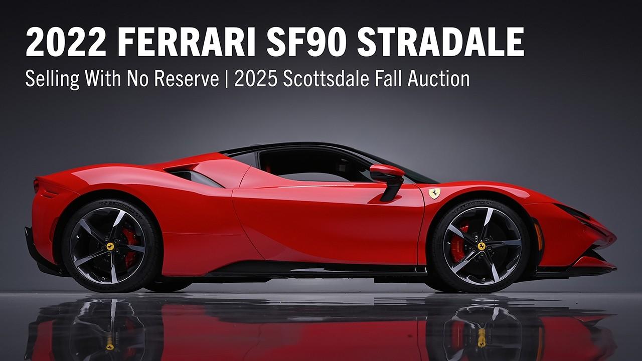 FIRST LOOK - 2022 Ferrari SF90 Stradale - BARRETT-JACKSON 2025 SCOTTSDALE