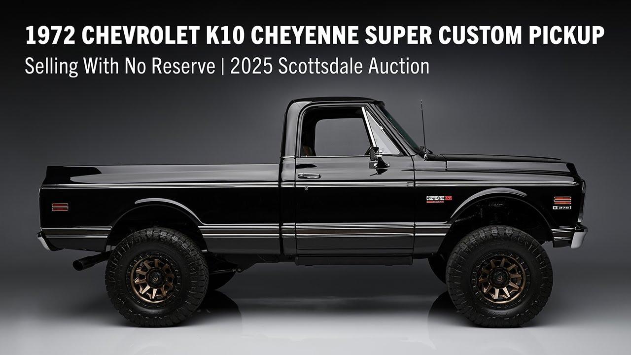 FIRST LOOK - 1972 Chevrolet K10 Cheyenne Super Custom Pickup - BARRETT-JACKSON 2025 SCOTTSDALE