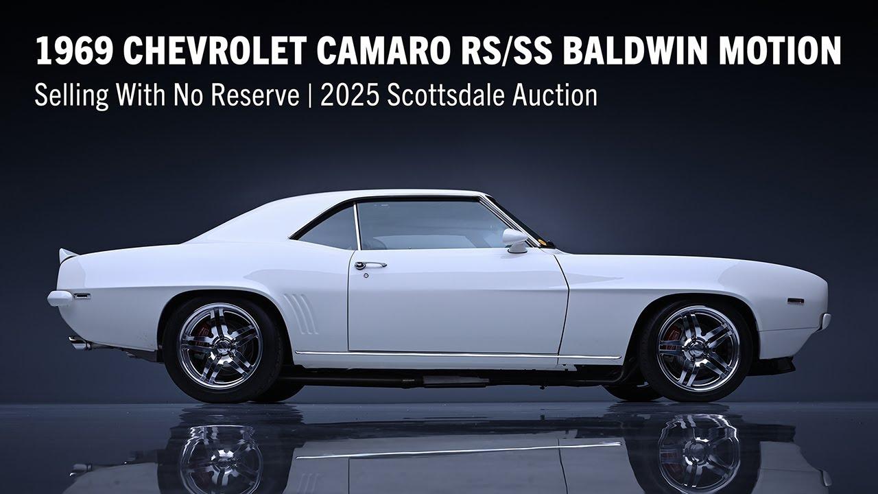 FIRST LOOK - 1969 Chevrolet Camaro RS/SS Baldwin Motion Phase III - BARRETT-JACKSON 2025 SCOTTSDALE