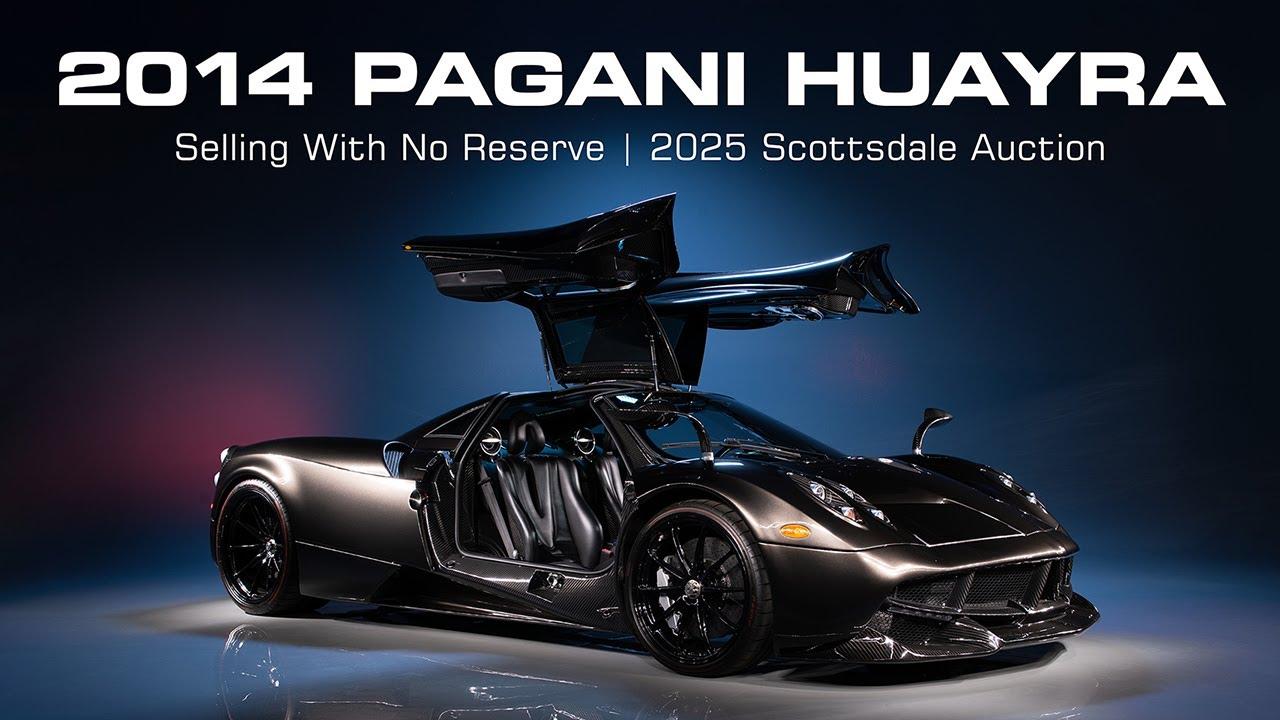 FIRST LOOK - 2014 Pagani Huayra - BARRETT-JACKSON 2025 SCOTTSDALE AUCTION