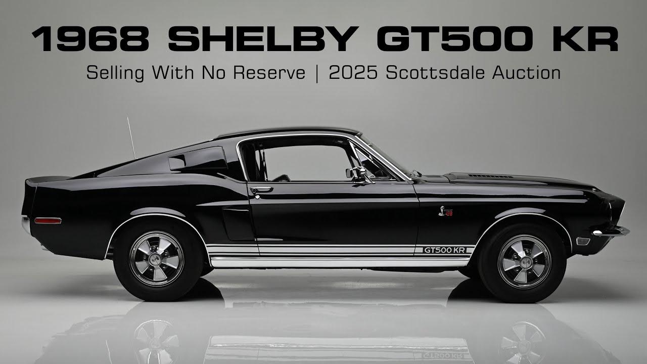 FIRST LOOK - 1968 Shelby GT500KR - BARRETT-JACKSON 2025 SCOTTSDALE AUCTION